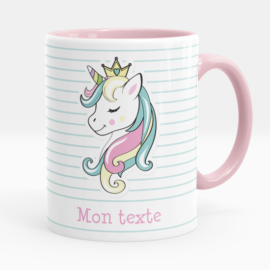 Mug - Tasse personnalisée - Licorne