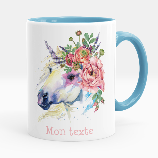 Mug - Tasse personnalisée - Licorne