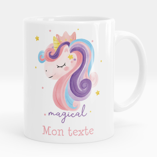 Mug - Tasse personnalisée - Licorne magical