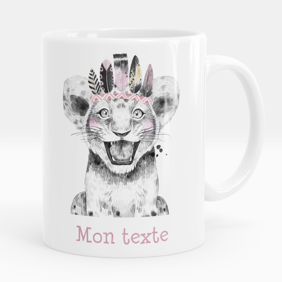 Mug - Tasse personnalisée - Lionceau indien