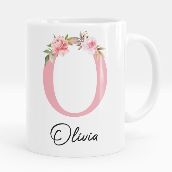 Mug - Tasse personnalisée Monogramme - Lettre O