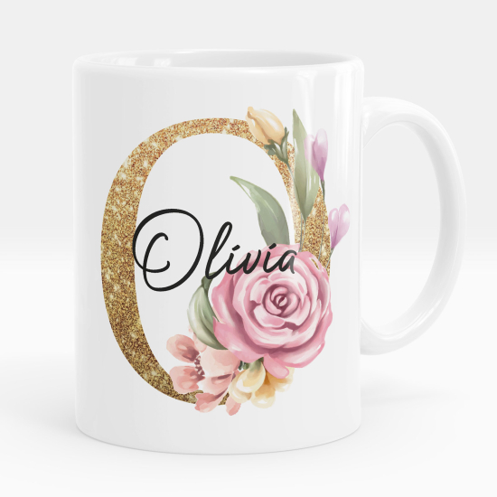 Mug - Tasse personnalisée Monogramme - Lettre O