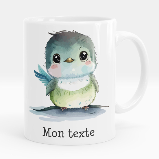 Mug - Tasse personnalisée - Oiseau