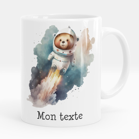 Mug - Tasse personnalisée - Ourson fusée