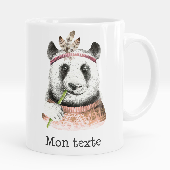 Mug - Tasse personnalisée - Panda indien