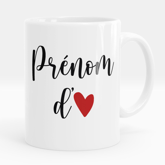 Mug - Tasse personnalisée - Prénom d'amour