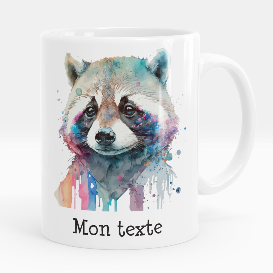 Mug - Tasse personnalisée - Raton laveur