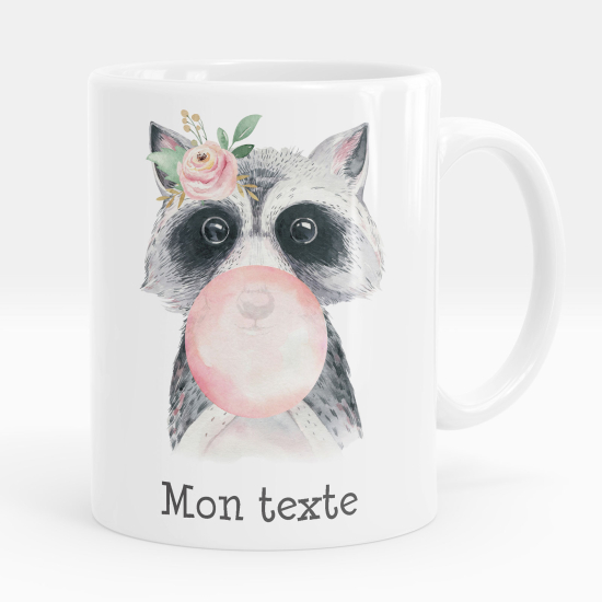 Mug - Tasse personnalisée - Raton laveur