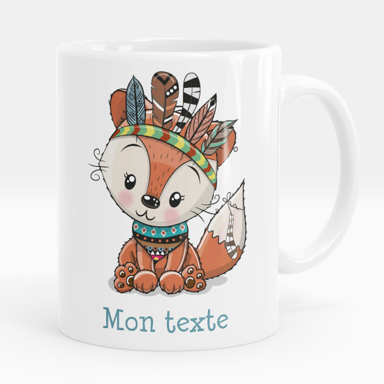 Mug - Tasse personnalisée - Renard indien