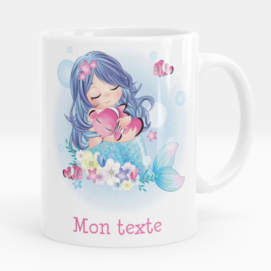 Mug - Tasse personnalisée - Sirène