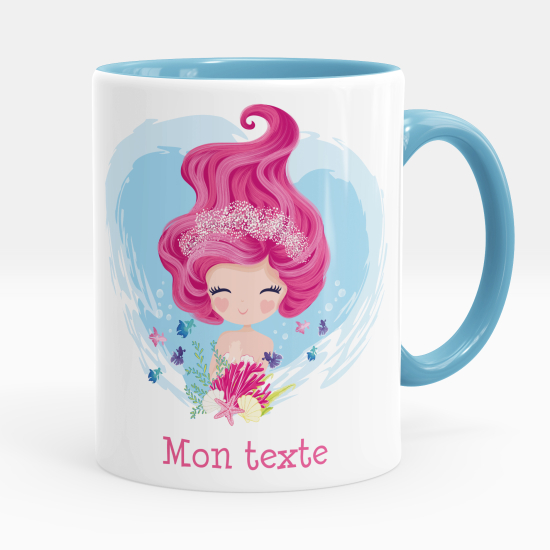 Mug - Tasse personnalisée - Sirène océan