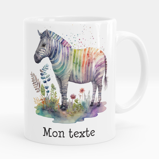 Mug - Tasse personnalisée - Zèbre