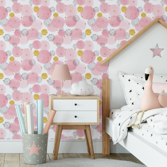 Papier peint Enfants - Ronds Design