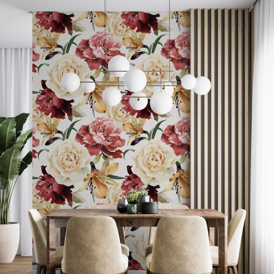 Papier peint - Motif floral