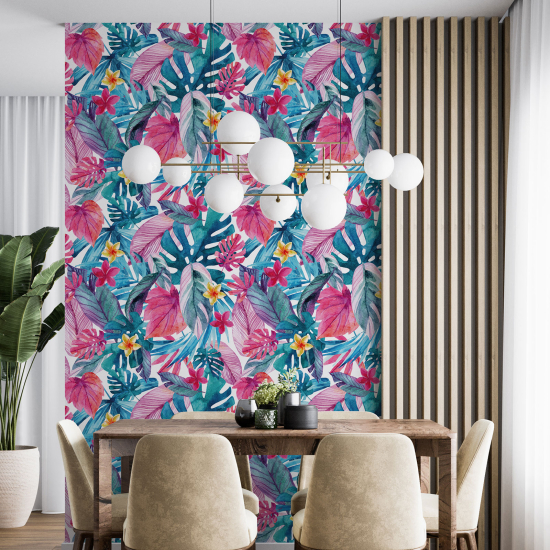 Papier peint - Motif floral