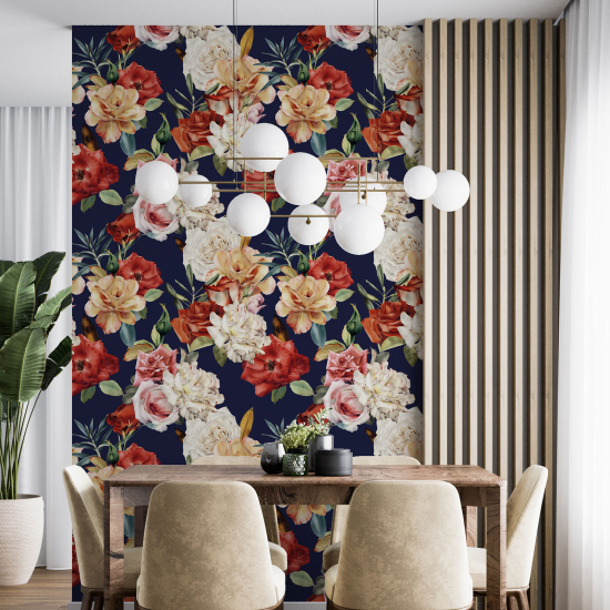 Papier peint - Motif floral