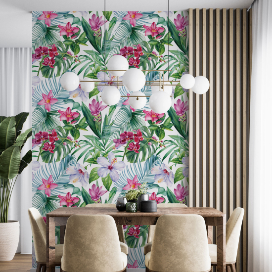 Papier peint -  Motif floral