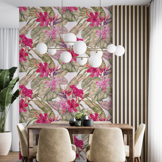 Papier peint - Motif floral