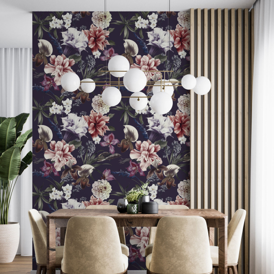 Papier peint - Motif floral