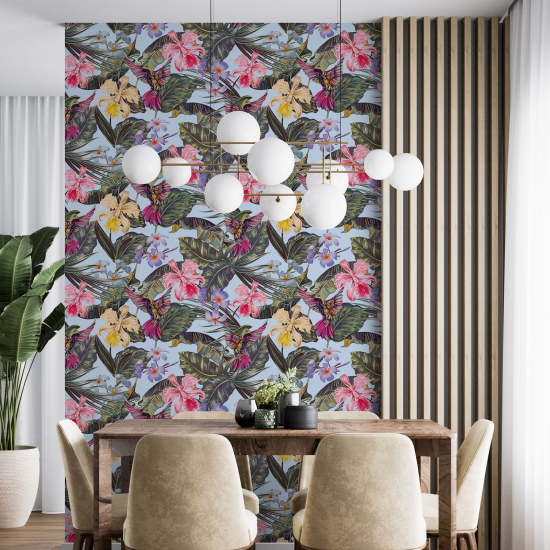 Papier peint - Motif floral