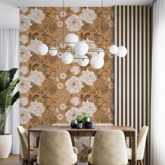 Papier peint - Motif floral