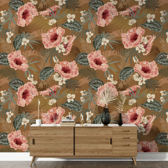 Papier peint motif XL - Motif floral