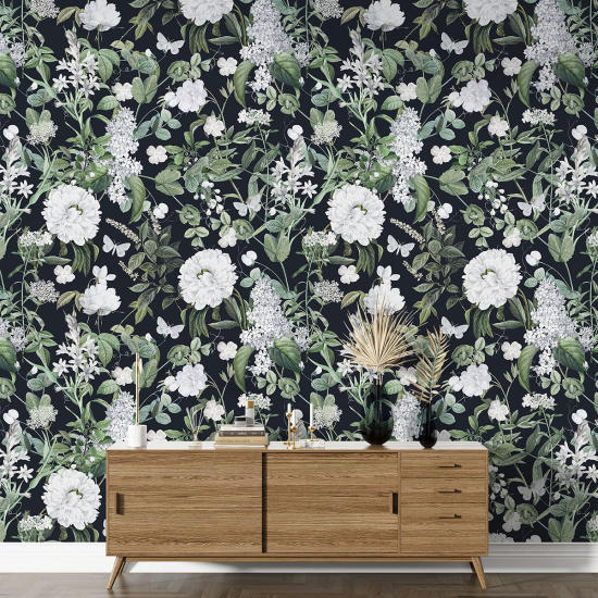 Papier peint motif XL - Motif floral