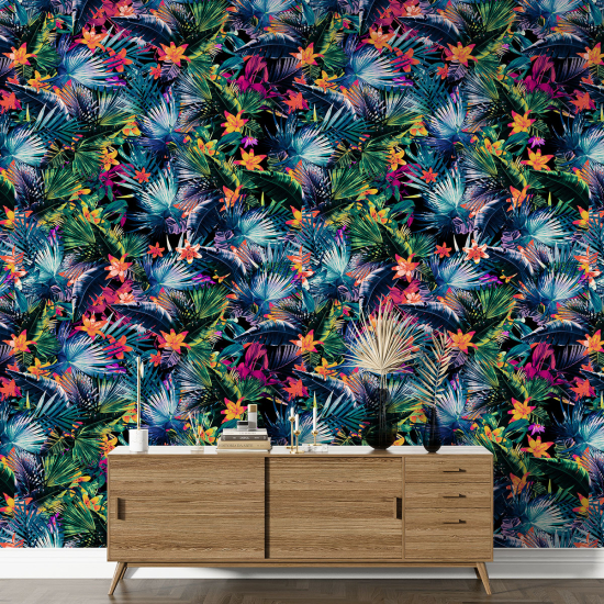 Papier peint motif XL - Motif tropical