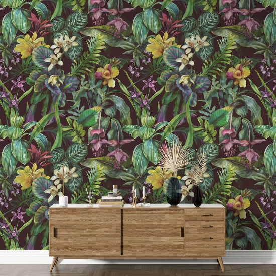 Papier peint motif XL - Motif tropical