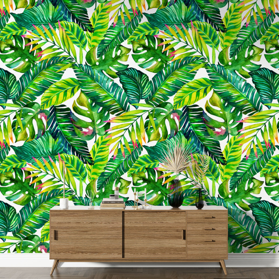 Papier peint motif XL - Motif tropical