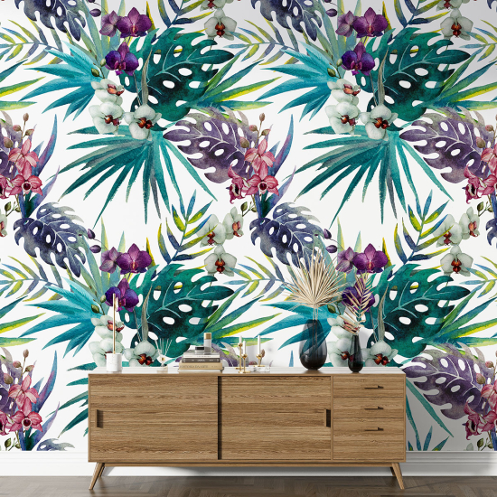 Papier peint motif XL - Motif tropical