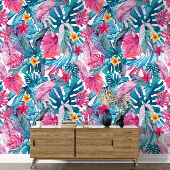 Papier peint motif XL - Motif tropical