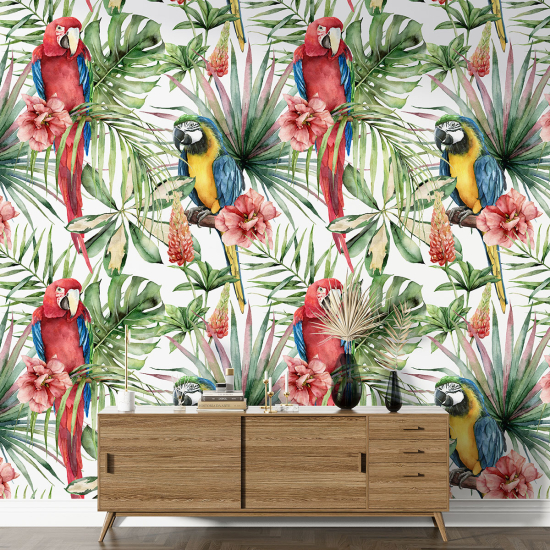 Papier peint motif XL - Motif tropical