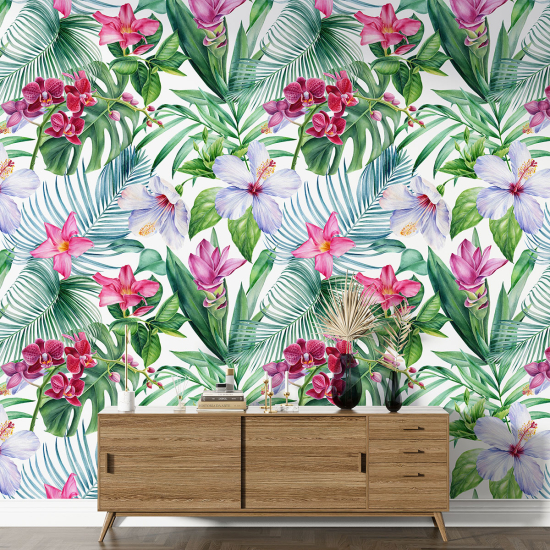 Papier peint motif XL - Motif tropical