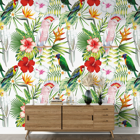 Papier peint motif XL - Motif tropical