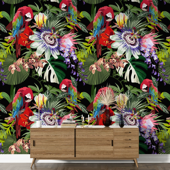 Papier peint motif XL - Motif tropical