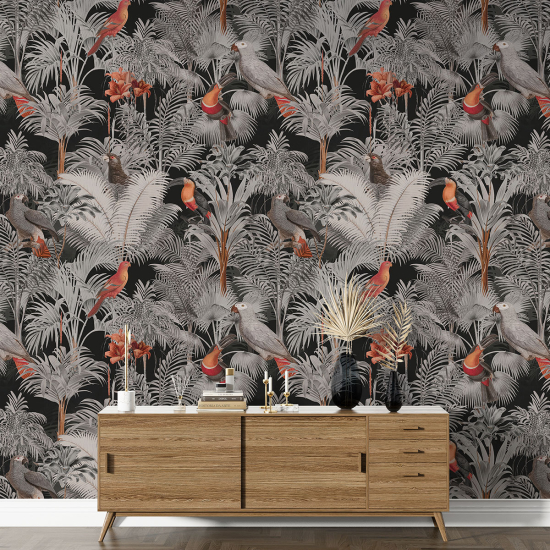 Papier peint motif XL - Oiseaux