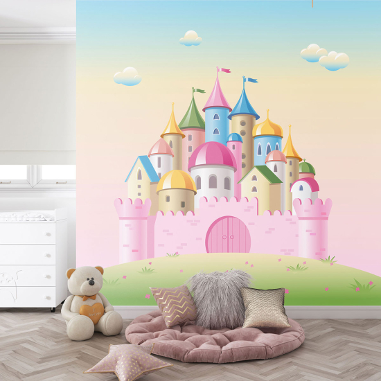 Papier peint panoramique Enfants - Château Enchantée