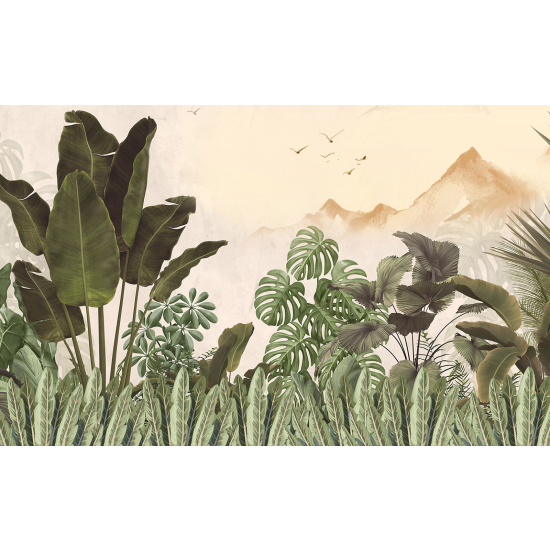 Papier peint panoramique - Plantes Tropicales