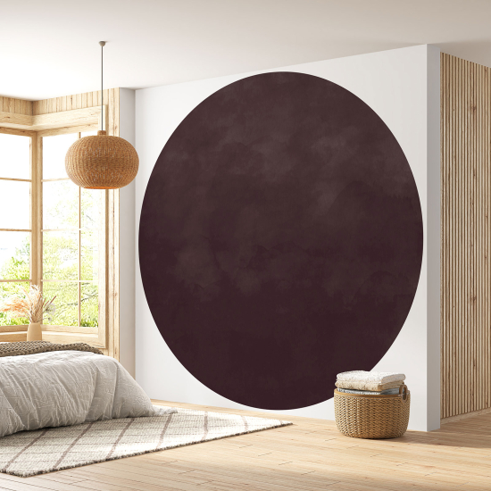 Papier peint rond / cercle - Couleur Tendance - 700