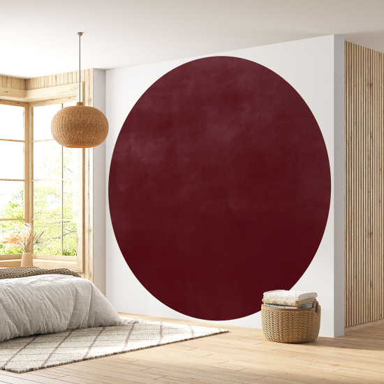 Papier peint rond / cercle - Couleur Tendance - 707