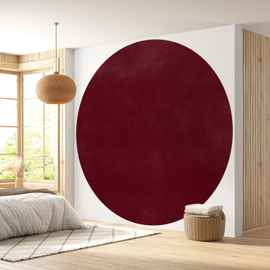 Papier peint rond / cercle - Couleur Tendance - 709