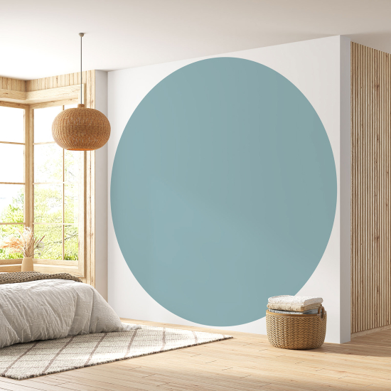 Papier peint rond / cercle - Couleur Tendance - 759