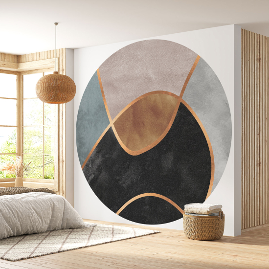 Papier peint rond / cercle - Design