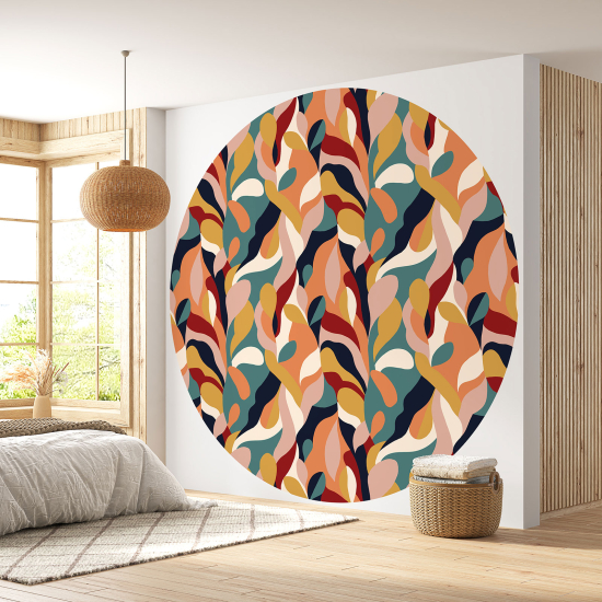 Papier peint rond / cercle - Design -224