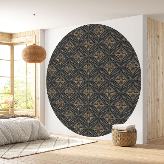 Papier peint rond / cercle - Design - 527