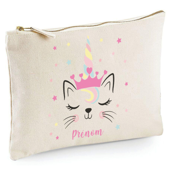 Pochette - Chat licorne