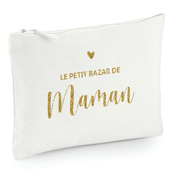 Pochette en toile 22x16 cm - Le petit bazar de maman