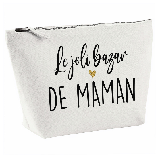 Pochette en toile 28x18 cm - Le joli bazar de maman