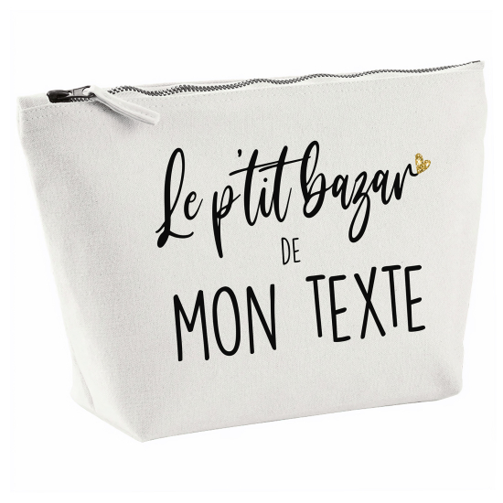 Pochette en toile 28x18 cm - Le p'tit bazar de